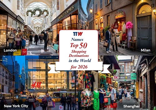 TTW Names the Top 50 Shopping Destinations in the World for 2026 TTW Names the Top 50 Shopping Destinations in the World for 2026