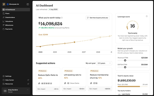 Reins’ new AI-powered Valuation dashboard gives independent contractors a clear view of what their business is worth today while identifying the factors driving value and opportunities for future growth. Reins’ new AI-powered Valuation dashboard gives independent contractors a clear view of what their business is worth today while identifying the factors driving value and opportunities for future growth.