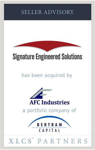 XLCS Partners advises Signature Engineered Solutions on its sale to AFC Industries