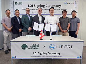 Global Battery Materials Signs LOI with LiBEST to Advance Ex-China Graphite and Anode Material Supply