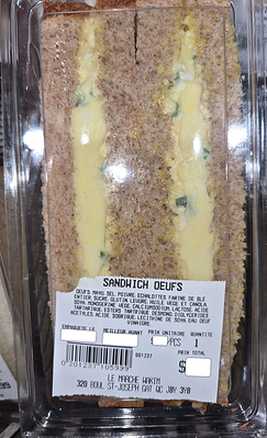 Sandwich au oeufs Sandwich au oeufs
