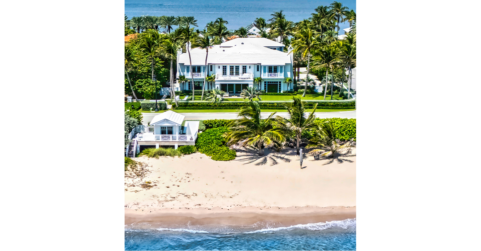 Recently Completed $74.9 Million Estate Lists on Palm Beach's Billionaires Row Near Mar-a-Lago