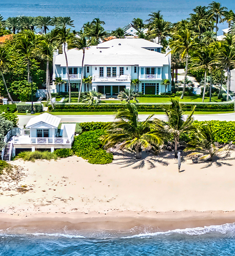 A recently completed estate on Palm Beach’s famed Billionaires Row has hit the market for $74.9 million