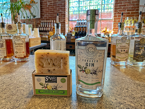 Savage Soaps FORAGER Soap and McClintock Distilling Co. Forager Gin Savage Soaps FORAGER Soap and McClintock Distilling Co. Forager Gin