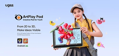 ugee Unveils ArtPlay Pad: EMR-Powered Creative Tablet Turns Children’s 2D Sketches Into Physical 3D Works