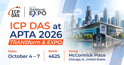 ICP DAS to Showcase AI-Powered Intelligent Traffic Control Solutions at APTA 2026 TRANSform & EXPO