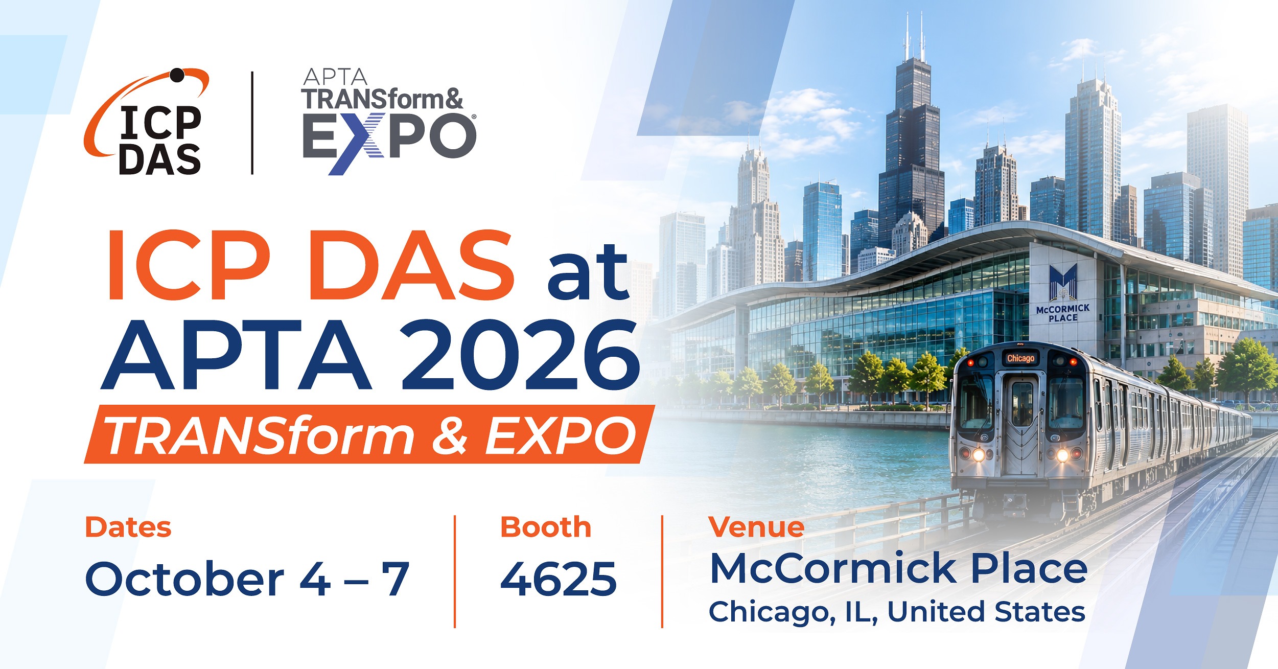 ICP DAS to Showcase AI-Powered Intelligent Traffic Control Solutions at APTA 2026 TRANSform & EXPO