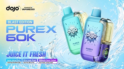 DOJO PUREX 60K Introduces Blast Edition: Five New Flavors for the World’s First INSTA-JUICED™ Vape