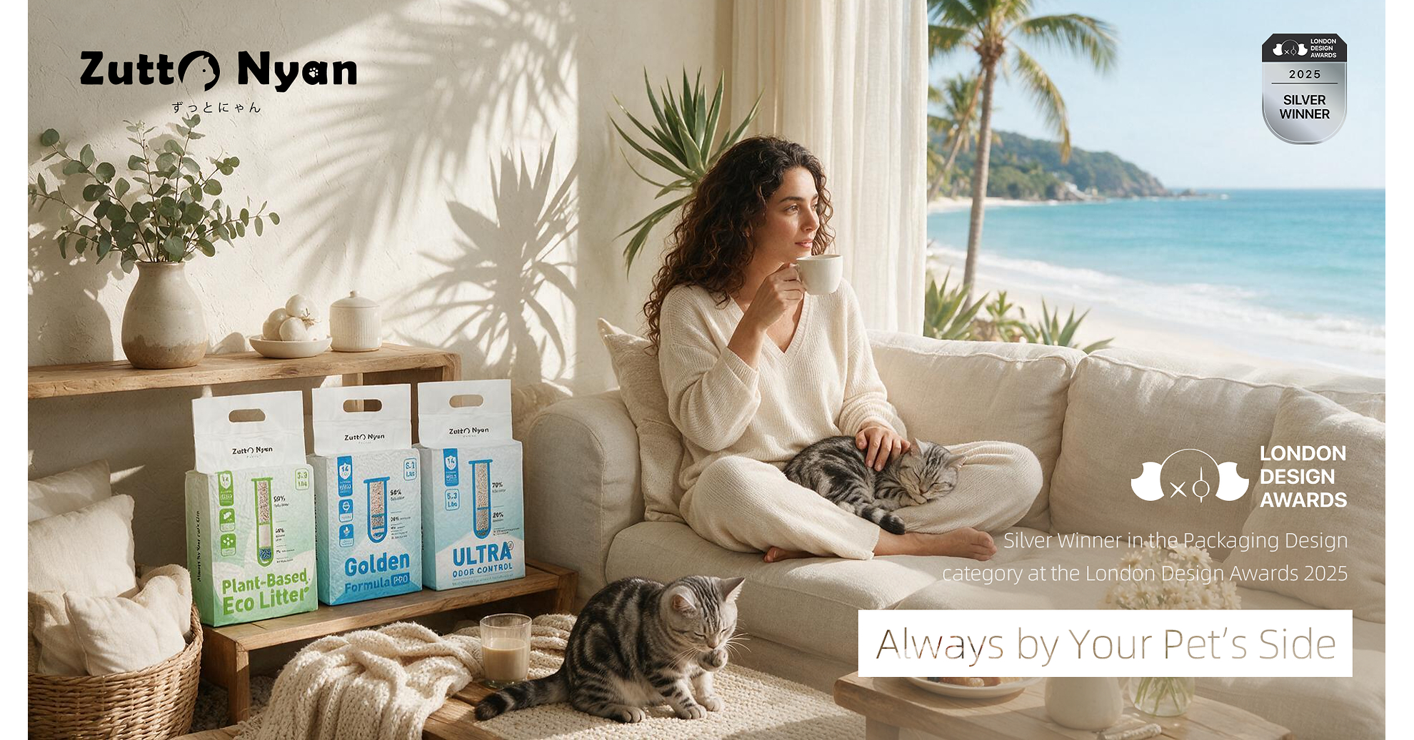Japan's No. 1 Mixed Cat Litter Brand ZuttoNyan Enters the U.S. Market