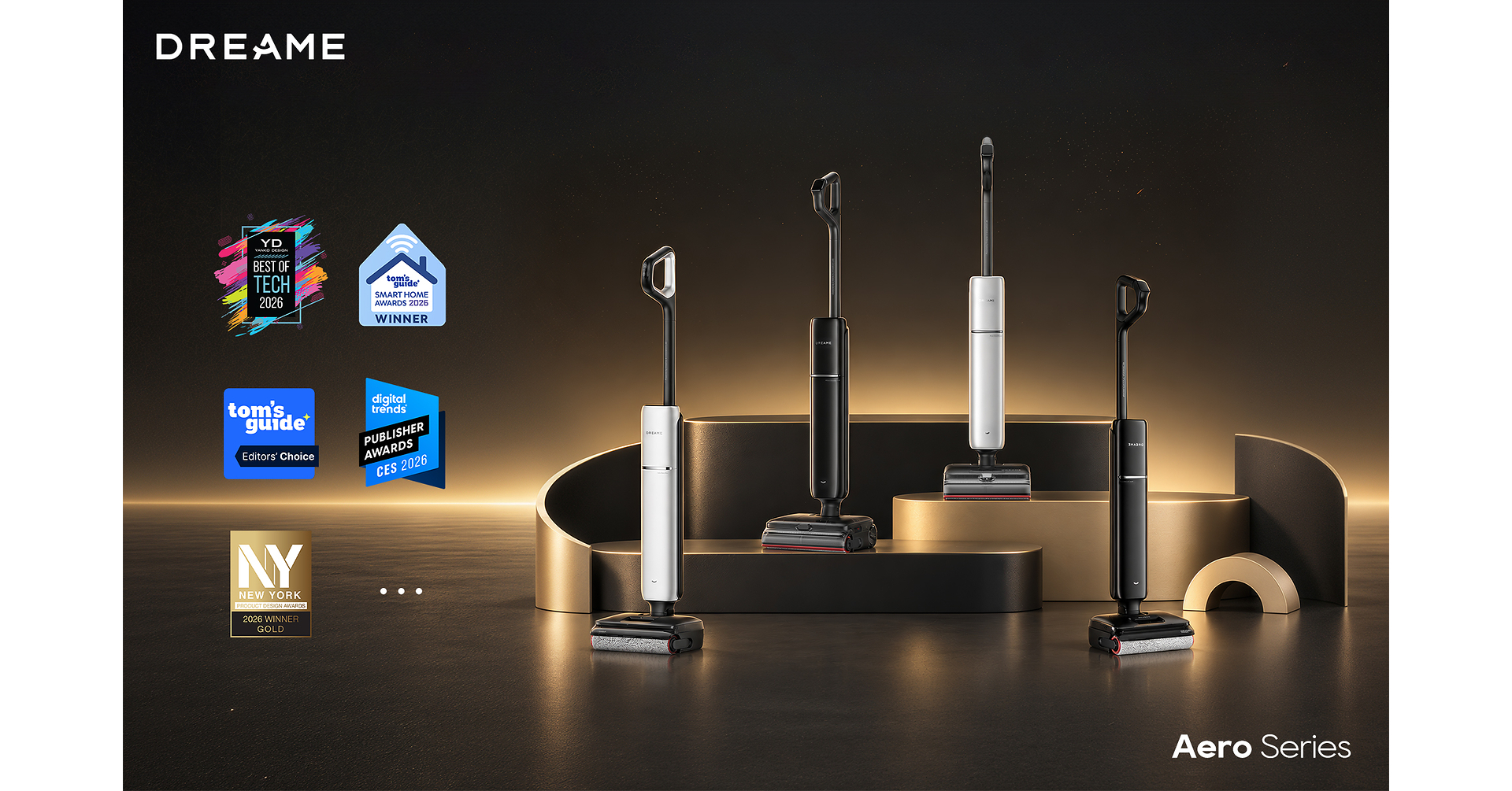 Dreame Aero Series Earns Eight Awards for Next-Generation Wet Dry Cleaning