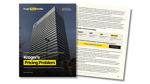 Kroger's Pricing Problem Report Kroger's Pricing Problem Report