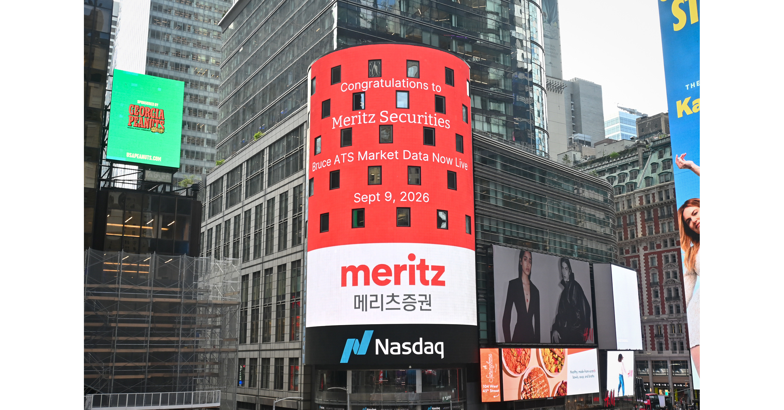 Meritz Securities Connects to Bruce Markets' Data Feed for U.S. Equities, Improving Market Data for Korean Traders