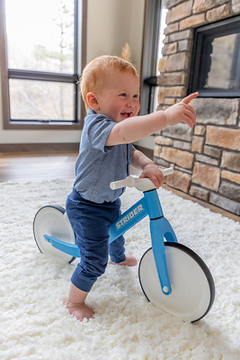 Strider Launches <em>New</em> Baby Balance Bike: A Head Start on Fun and Development, From Tummy Time to Toddling