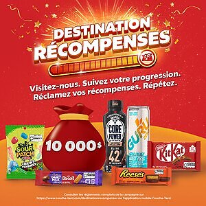 Couche‑Tard lance Destination Récompenses, une promotion qui récompense les clients pour leurs achats quotidiens