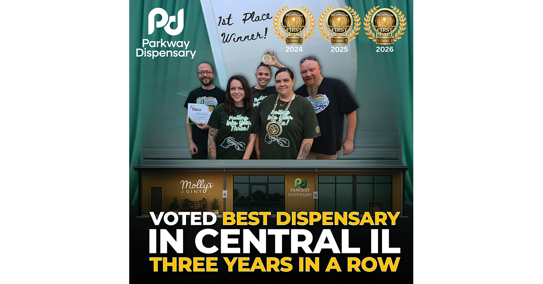 Local Dispensary Named "Best in Central Illinois" for Third Straight Year