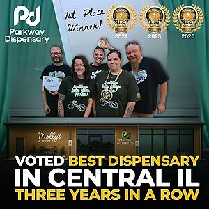 Local Dispensary Named "Best in Central Illinois" for Third Straight Year