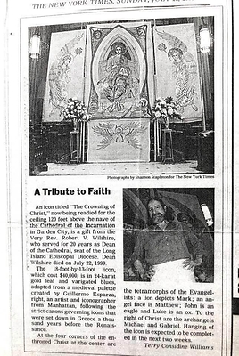 The New York Times. A Tribute to Faith. The Art of Guillermo Esparza. All Rights Reserved.