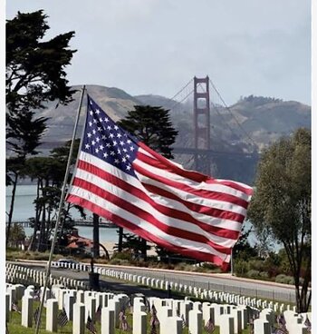 San Francisco National Cemetery at Presidio. Gilbert M. Esparza (1916 - 1989). U.S. Army.