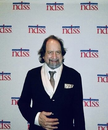 The Artist Guillermo Esparza attends Gala Reception and his Art Opening at Times Square, NYC. Photo: National Down Syndrome Society. All Rights Reserved.