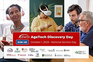 Nine locations across seven provinces to mark National Seniors Day with AGE-WELL AgeTech Discovery Day events