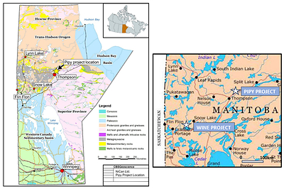 Figure 8: NiCAN’s Project Locations in Manitoba, Canada