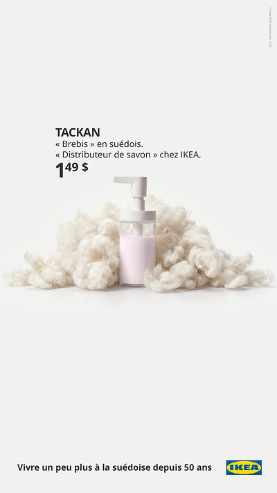 IKEA Canada célèbre 50 ans de vie à la maison avec une nouvelle campagne marketing. La nouvelle campagne célèbre avec humour les noms d’articles suédois et les histoires de vie qui se cachent derrière eux.
