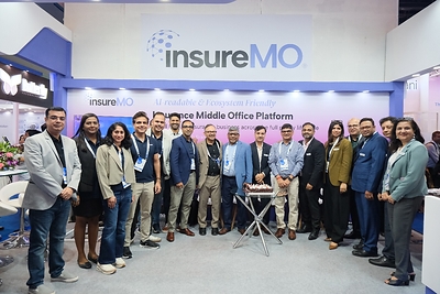 Protec and insureMO celebrate the collaboration within insureMO’s booth at Global Fintech Festival 2026 in Mumbai Protec and insureMO celebrate the collaboration within insureMO’s booth at Global Fintech Festival 2026 in Mumbai