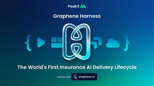 Peak3 launches Graphene Harness, the world’s first global Insurance AI Delivery Lifecycle. This image opens in the lightbox