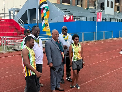 Awards Ceremony with Prime Minister of Vanuatu, Hon. Jotham Napat