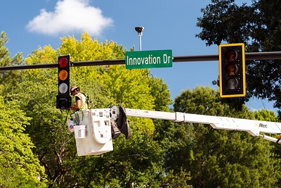 LEOTEK has completed the deployment of its Interlux AI Traffic Signal System at Curiosity Lab in Peachtree Corners, Georgia.