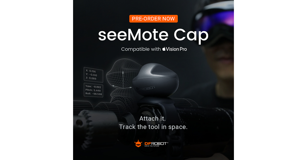 DFRobot seeMote Cap Opens Preorders at $229, Bringing Real Tools Into Spatial Computing DFRobot seeMote Cap Opens Preorders at $229, Bringing Real Tools Into Spatial Computing