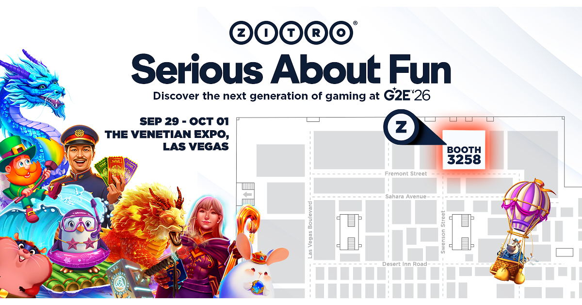 ZITRO GETS "SERIOUS ABOUT FUN" AT G2E LAS VEGAS 2026