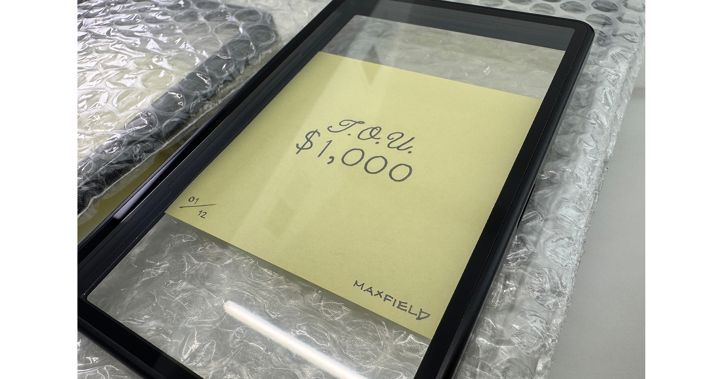 FOMO vs. Comedian: Artist Says His Post-it Doesn't Need Tape to Stay Up