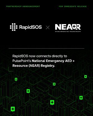 RapidSOS and the PulsePoint Foundation Partner to Connect 911 Directly to the Nation's Registry of Life-Saving Emergency Resources