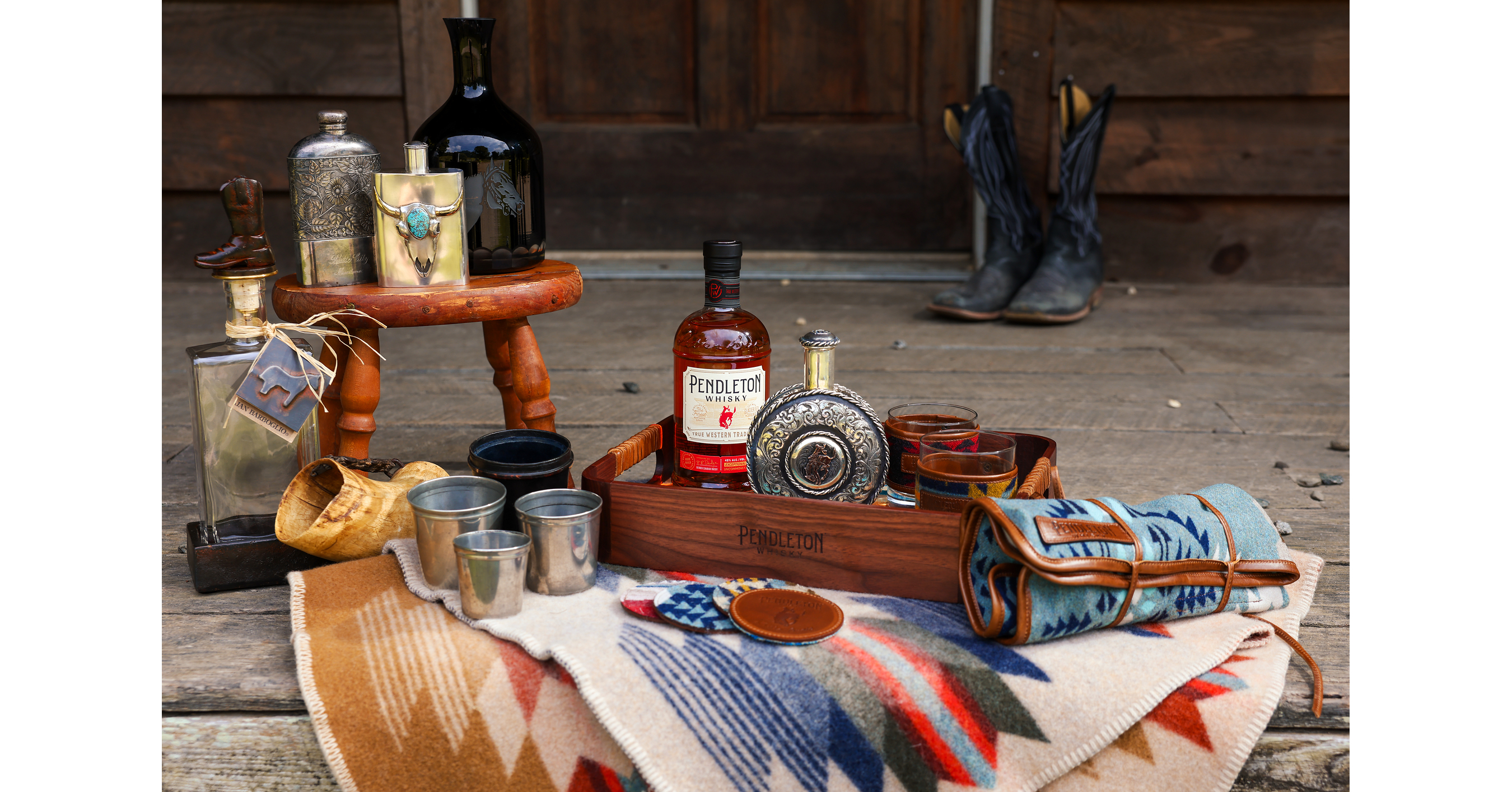 Pendleton Whisky Unveils Limited-Time Heritage Collection: Western Barware Spanning Centuries Available to Whisky Fans, Collectors and Old West Aficionados