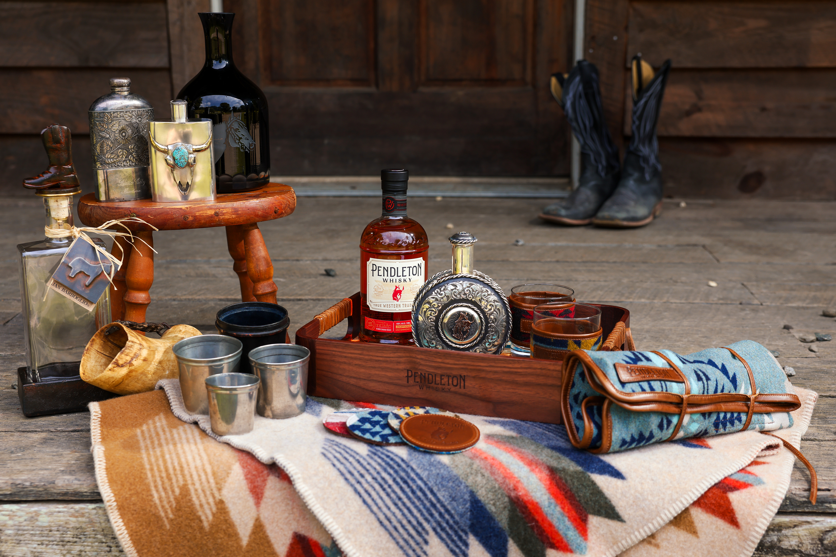 Pendleton Whisky Unveils Limited-Time Heritage Collection: Western Barware Spanning Centuries Available to Whisky Fans, Collectors and Old West Aficionados