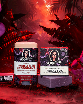 Dr. Squatch and Megan Fox Unleash Feral Fox, a Limited-Edition Natural Soap and Deodorant Designed to Drive People Feral