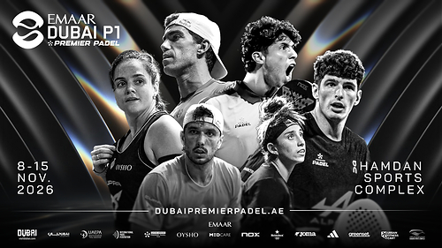Dubai Premier Padel P1 Announces Emaar as Title Partner This image opens in the lightbox