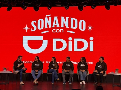 DiDi invierte más de 65 millones de pesos para cumplir sueños de conductores, repartidores y restauranteros