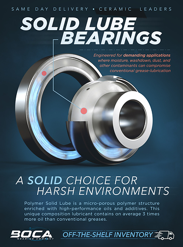 Solid Lube @BocaBearings Solid Lube @BocaBearings