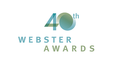 Webster Awards 40th anniversary logo
