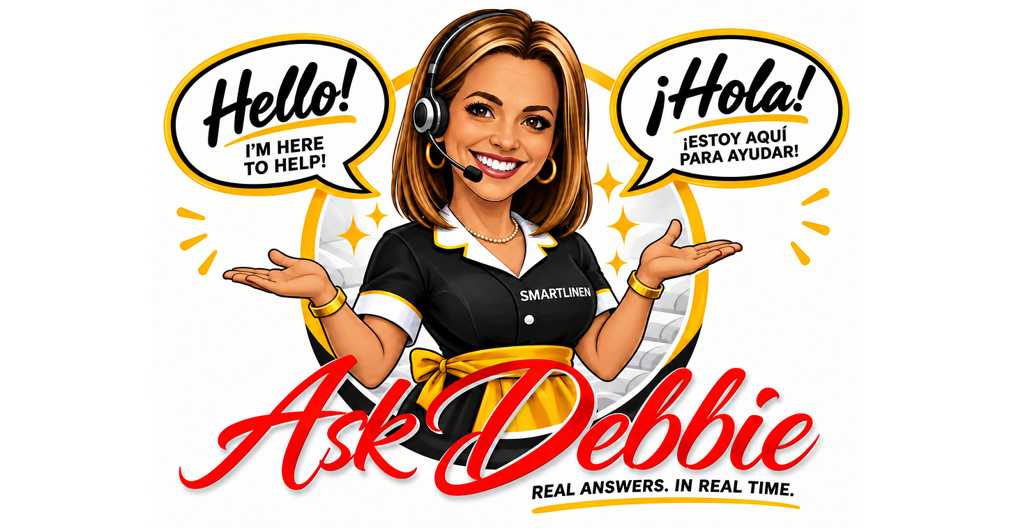 SMARTLINEN® Gives Ask Debbie a Voice in English and Spanish