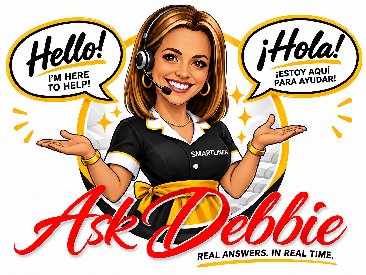 SMARTLINEN® Gives Ask Debbie a Voice in English and Spanish