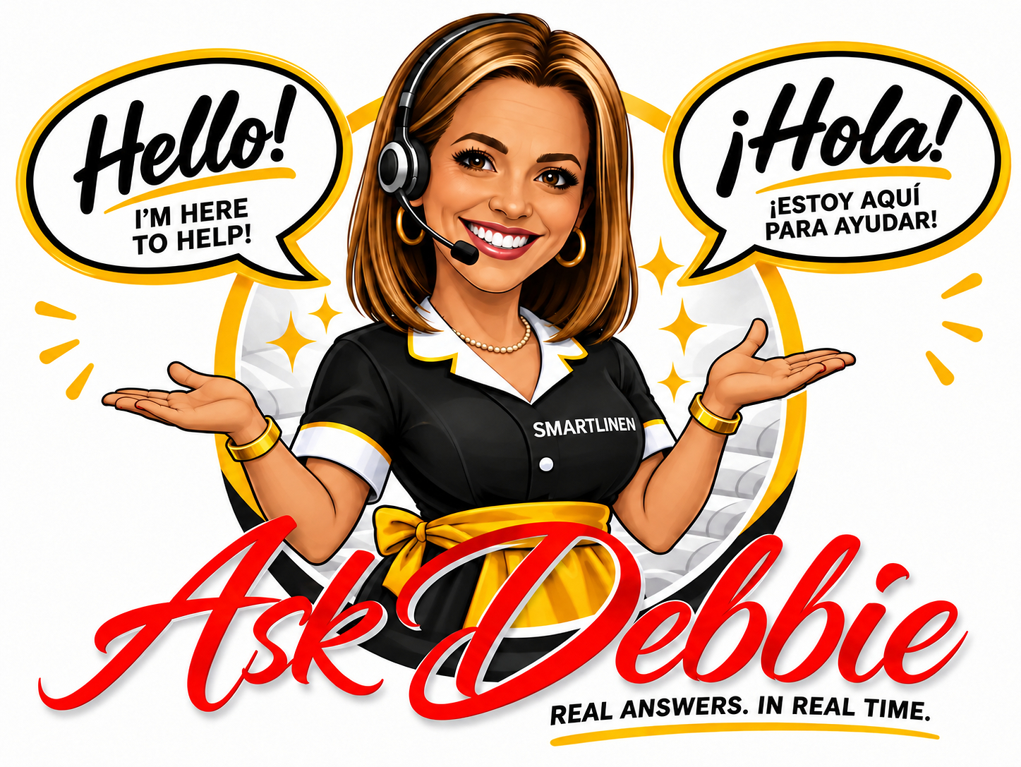 SMARTLINEN® Gives Ask Debbie a Voice in English and Spanish
