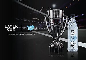Icelandic Glacial Returns as Official Water of Laver Cup for Second Consecutive Year