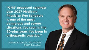 AAOS submits comment letter to CMS on Physician Fee Schedule