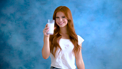 Harper Zilmer stars as the debut creator featured in milkXP, drinking dairy milk because its nutrients help teens lock in and focus.