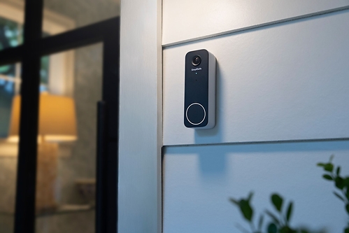 The SimpliSafe® Video Doorbell Series 2 combines 2K clarity and head-to-toe view with AI-powered detection and optional live agent intervention to help stop crime before it reaches your front door.