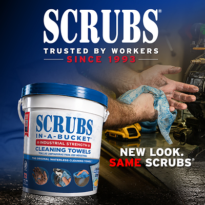 Trusted by Workers Since 1993, SCRUBS® Brings The Original Waterless Cleaning Towel™ to Today’s Industrial Buyers