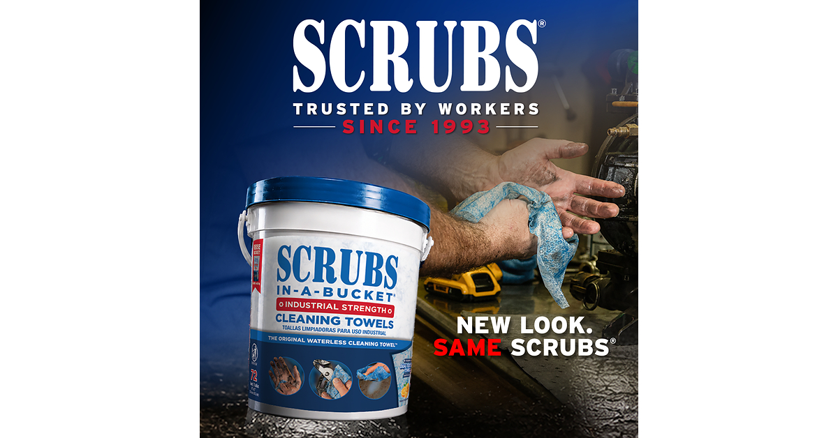 Trusted by Workers Since 1993, SCRUBS® Brings The Original Waterless Cleaning Towel™ to Today's Industrial Buyers